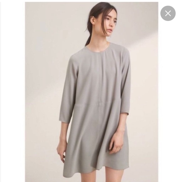 Wilfred Mytosis Dress- DARK TEAL BLUE - Picture 1 of 7